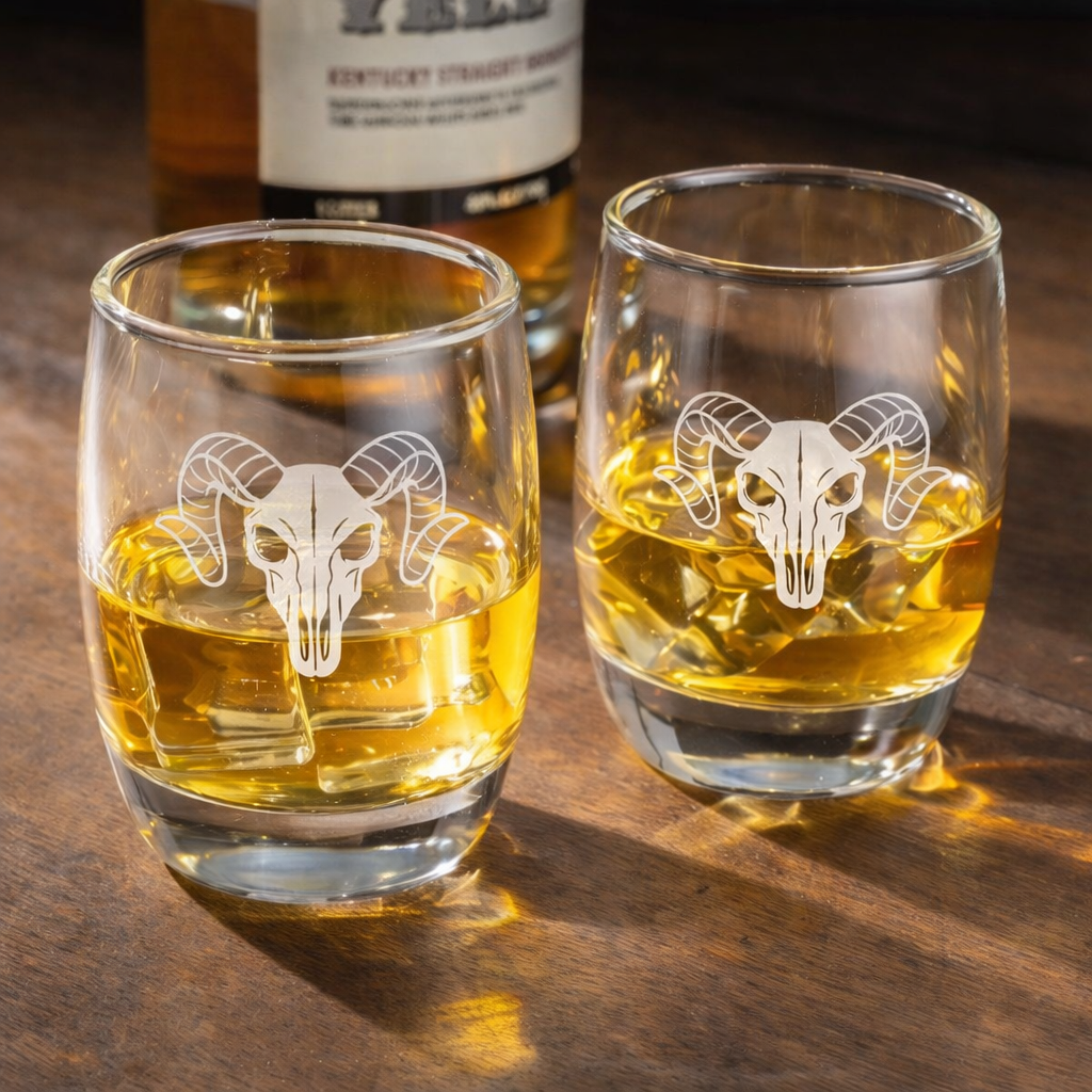 AWC Engraved Whiskey Glass