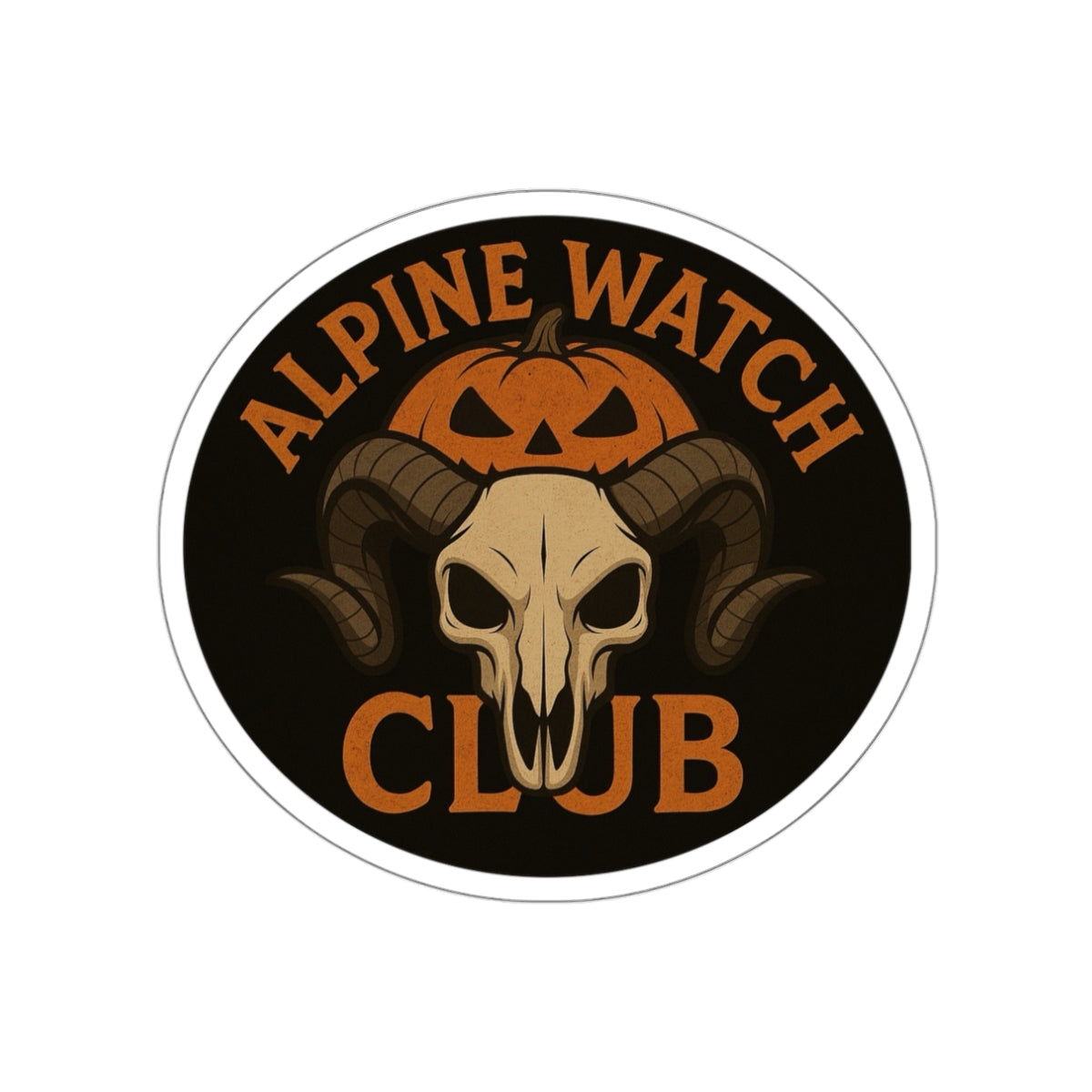 AWC Halloween Edition Die-Cut Sticker