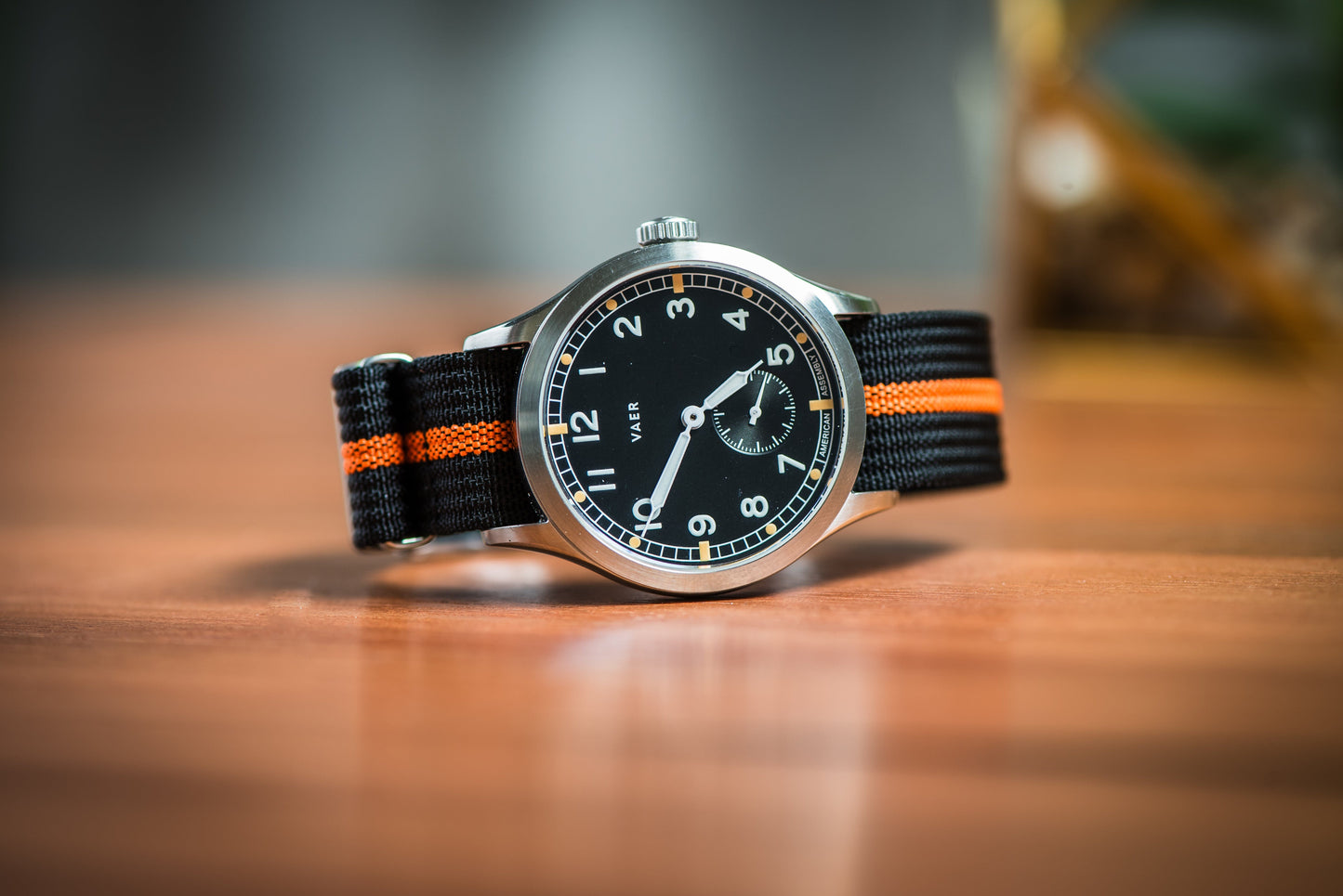 Ribbed Single-Pass - Black & Orange