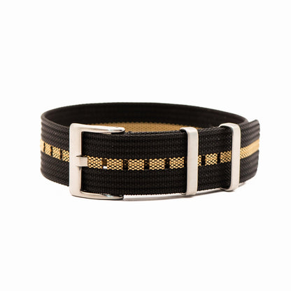 Ribbed Single-Pass - Black & Tan