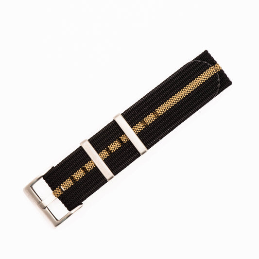 Ribbed Single-Pass - Black & Tan